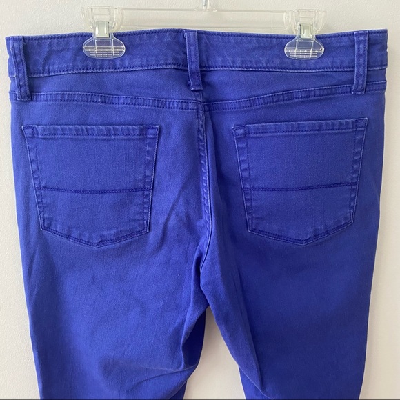 MERONA BLUE SKINNY ANKLE JEANS - Picture 4 of 7